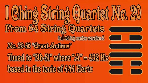 Richard #Burdick's #String #Quartet No. 20, Op. 308 No.20 - tuned to 444 Hz.