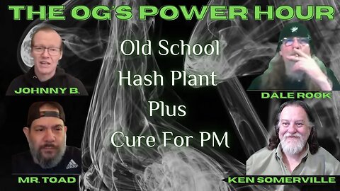 Old School Hash Plant Plus Cure For PM