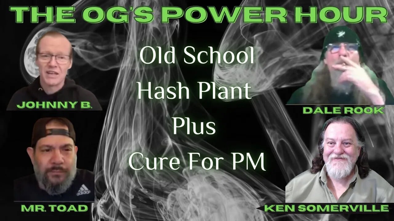 Old School Hash Plant Plus Cure For PM