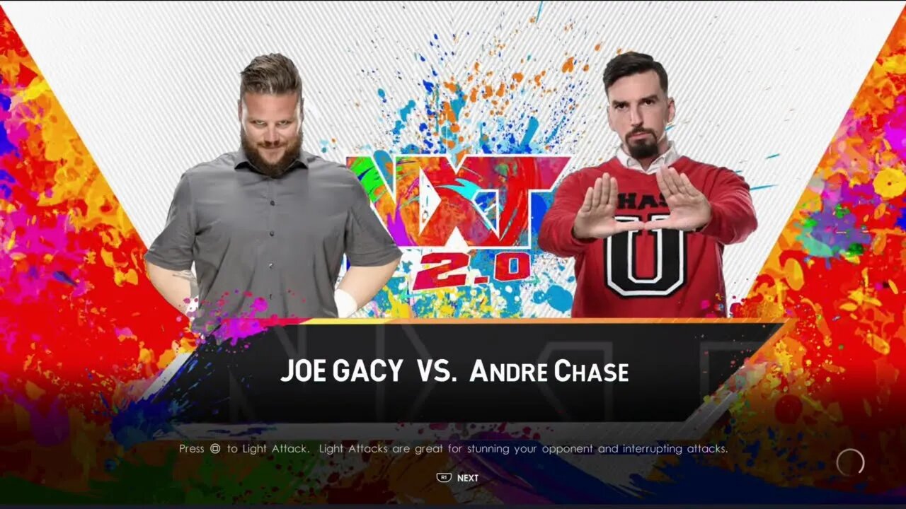 WWE NXT Roadblock Joe Gacy vs Andre Chase