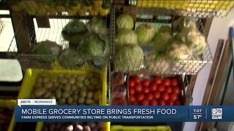 Mobile grocery store brings fresh food to food deserts