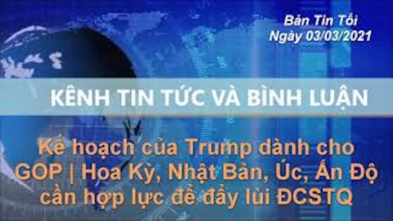 Trump lên kế hoạch dành cho GOP | Hoa Kỳ, Nhật Bản, Úc, Ấn Độ cần hợp lực để đẩy lùi ĐCSTQ