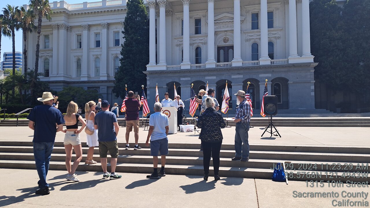 New California PROCLAMATION # 5 CA Capitol Steps July 29, 2024