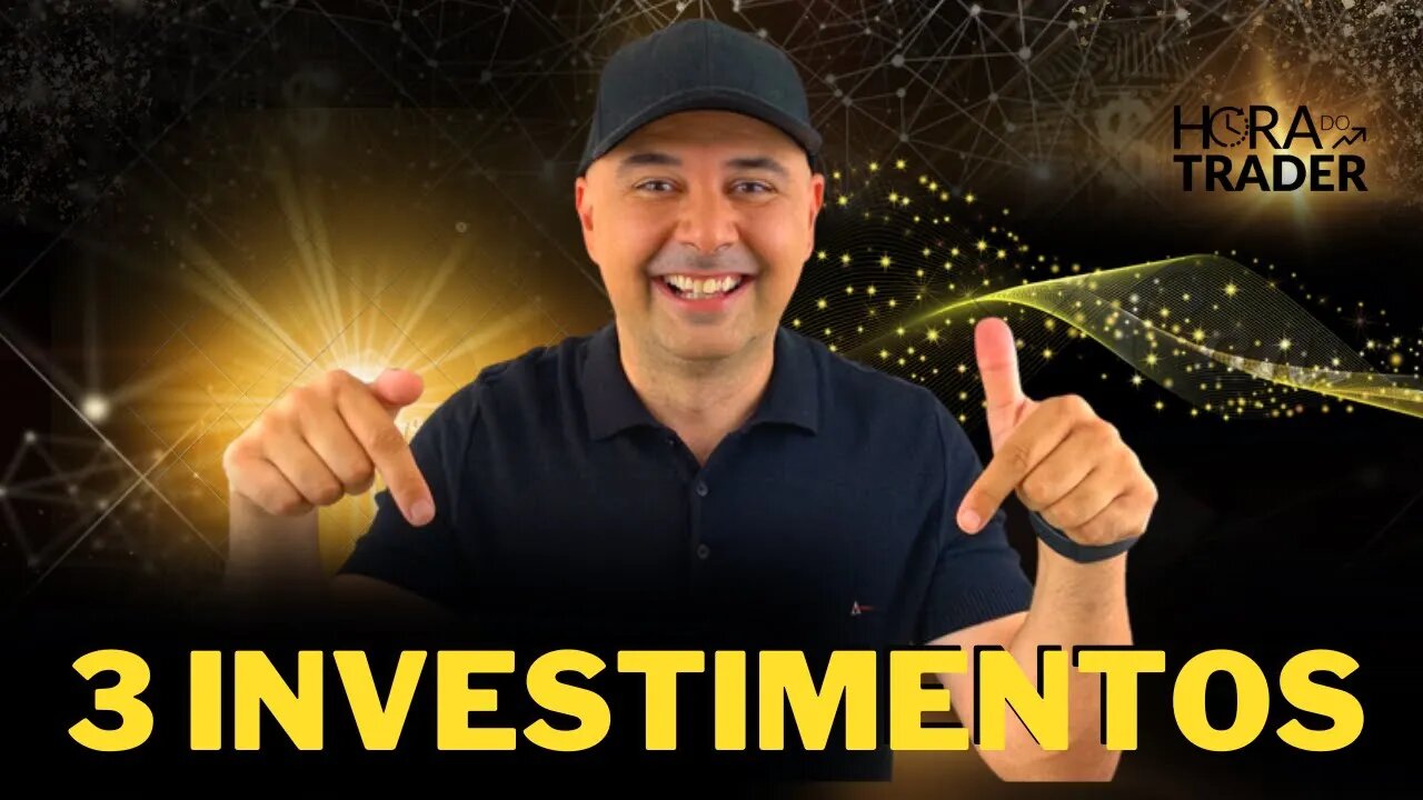 🔵 TRÊS INVESTIMENTOS PARA INICIANTES NA BOLSA DE VALORES!