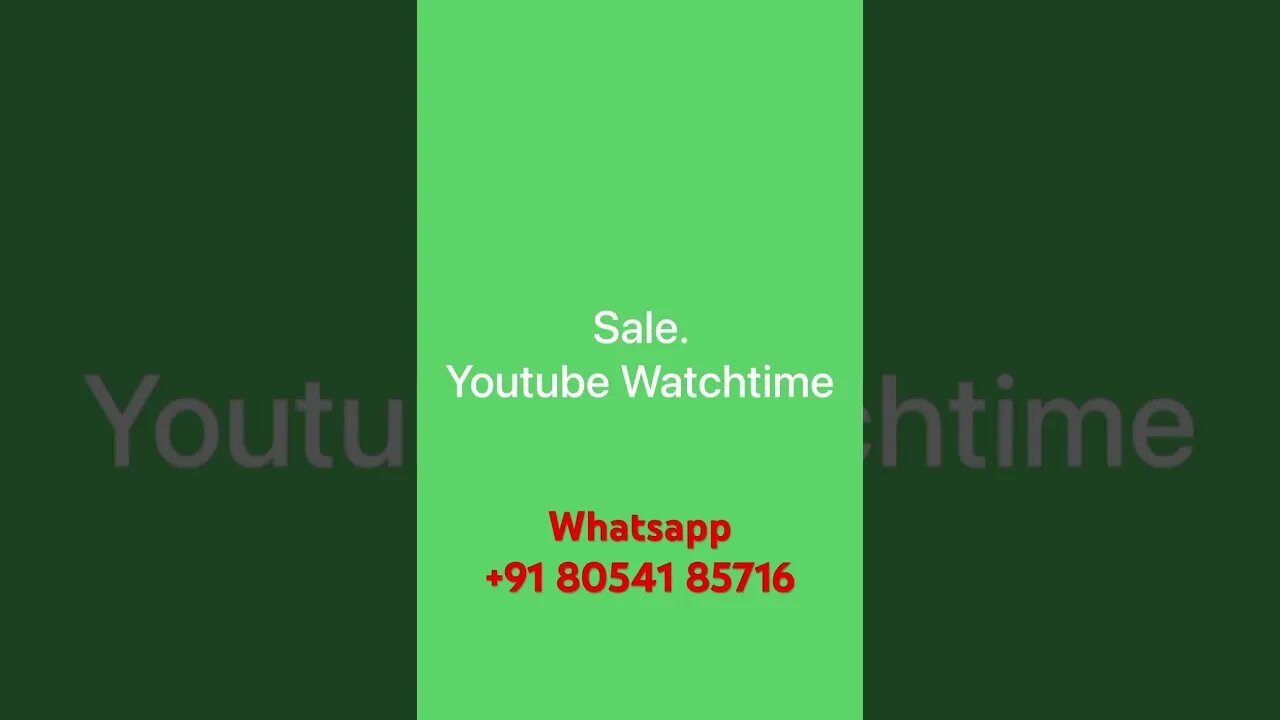 Youtube Watchtime || google Ads Threshold || youtube Channel Sale RDP Sale #watchtime #monitization