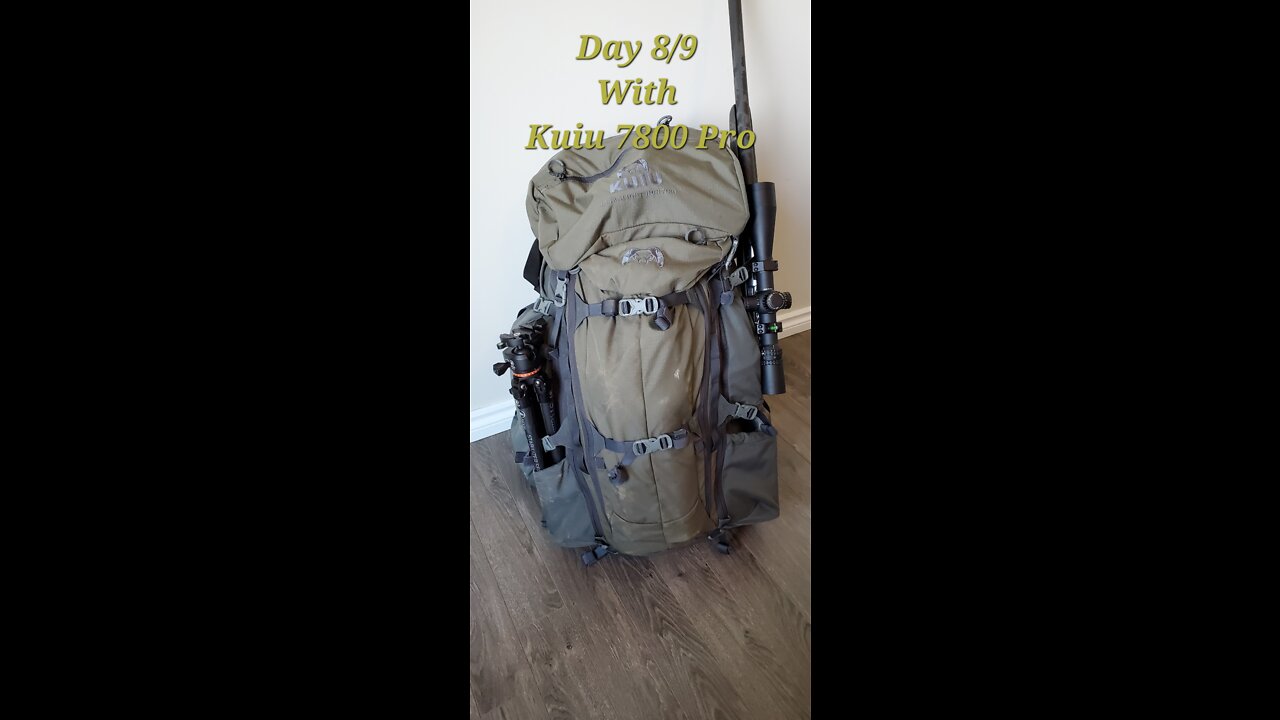 Day 8/9 With the Kuiu 7800 Pro