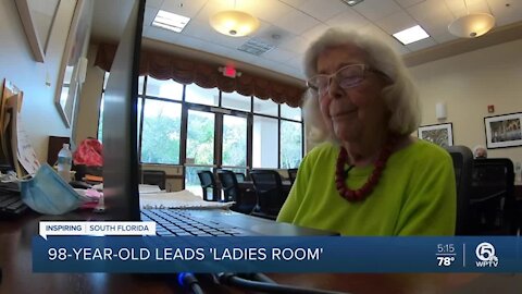 98-year-old leads Boca Raton JCC 'Ladies Room" through pandemic