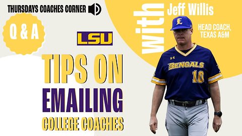 Jeff Willis - Tips on reaching out to college coaches