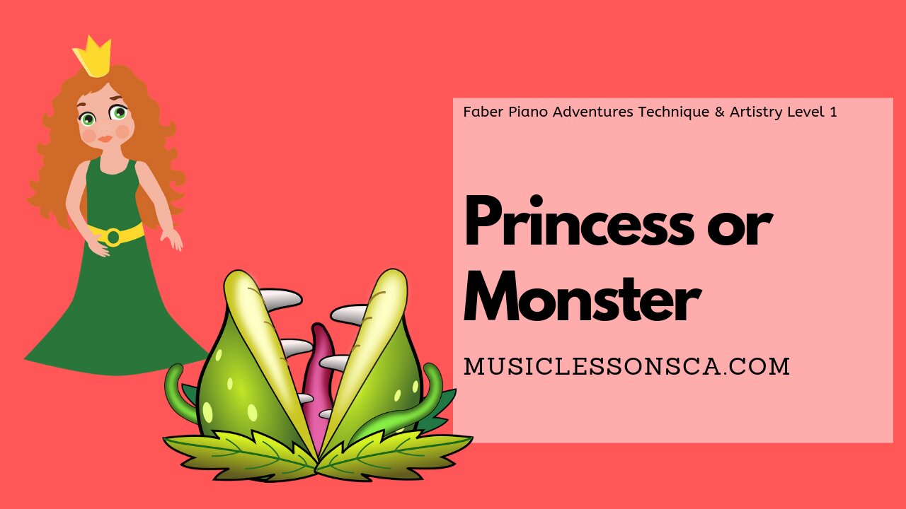 Piano Adventures Technique & Artistry Level 1 - Princess or Monster