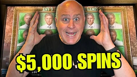 PURE MADNESS!!! $5,000 SPINS IN LAS VEGAS!