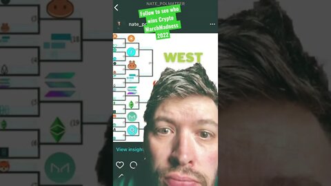 Crypto March Madness. Round 1