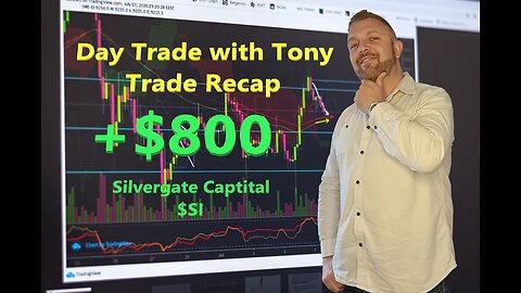 Day Trade With Tony Day Trade Recap +$800 $SI