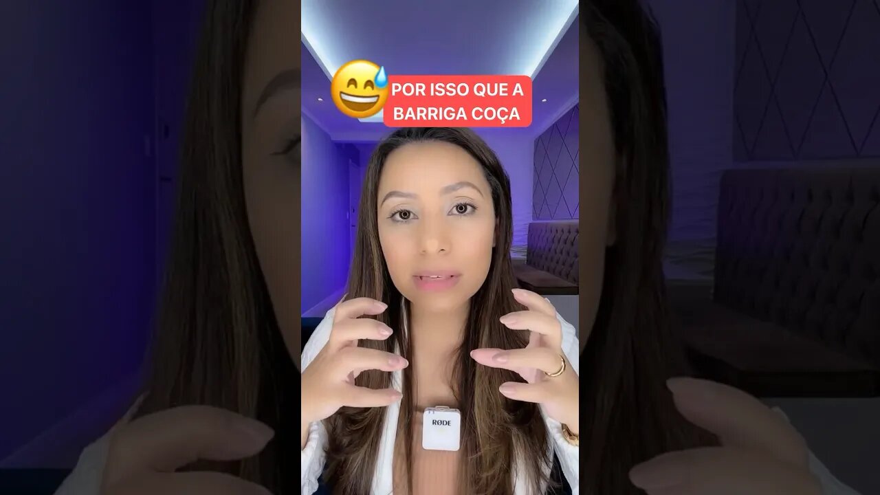 Por isso que a barriga coça