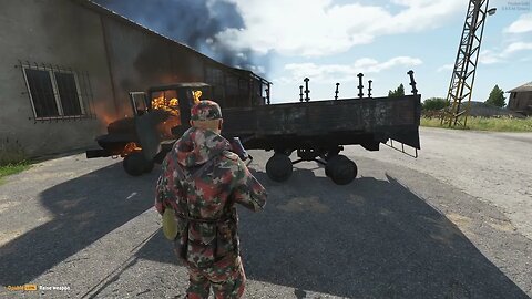 ARMA Reforger Creeping Burning Vehicle