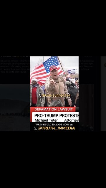 Ray Epps’ lawyer, Michael Teter, runs the 65 Project