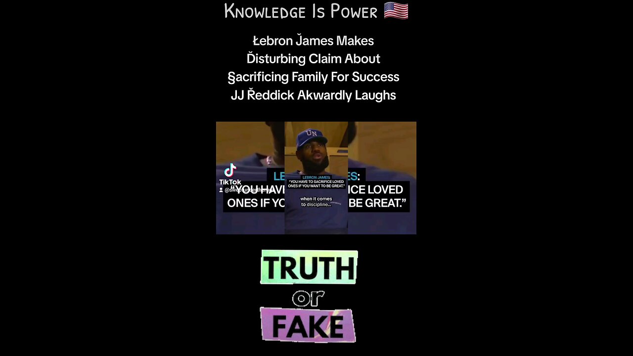 Lebron James Makes Disturbing Claim About Sacrificing Family For Success JJ Reddick Akwardly Laughs