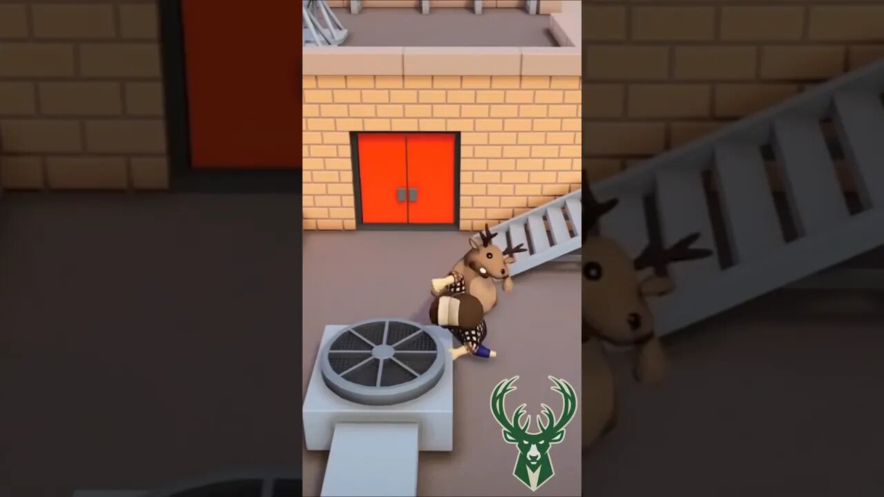 FEAR THE DEER #gaming #gamingvideos #fails #gangbeasts #gangbeastsfunnymoments