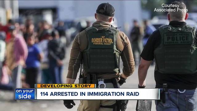 Immigration agents arrest 114 in landscaper sting in Sandusky