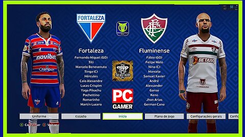 FORTALEZA X FLUMINENSE - PES2021 PATCH THE BEST 9.9 - BRASILEIRÃO 2023 - TERCEIRA RODADA