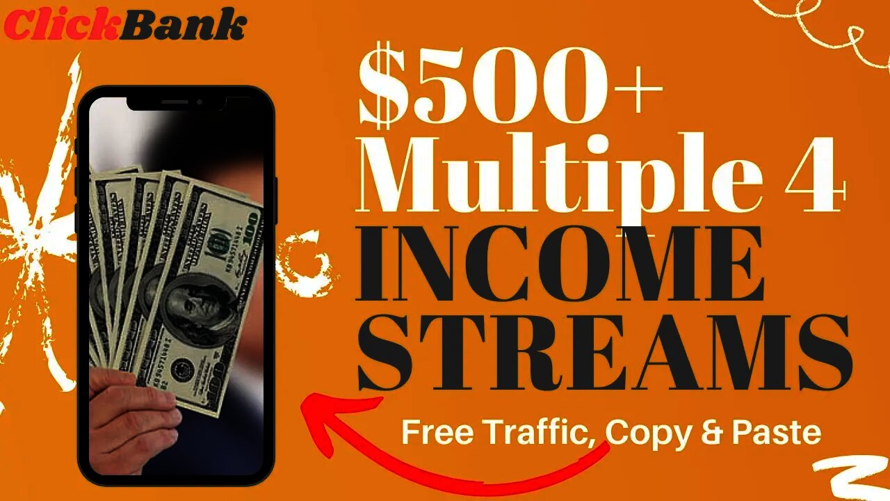 Simple Copy Paste Job To Make $500+ Multi Revenue Streams, Affiliate Marketing, Free Traffic