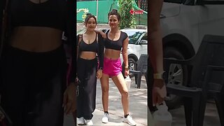 Neha Sharma With Sister Spotted After Work out Session #shorts #nehasharma #viral