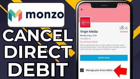 HOW TO CANCEL DIRECT DEBIT IN MONZO