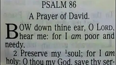 Psalms: 86-89