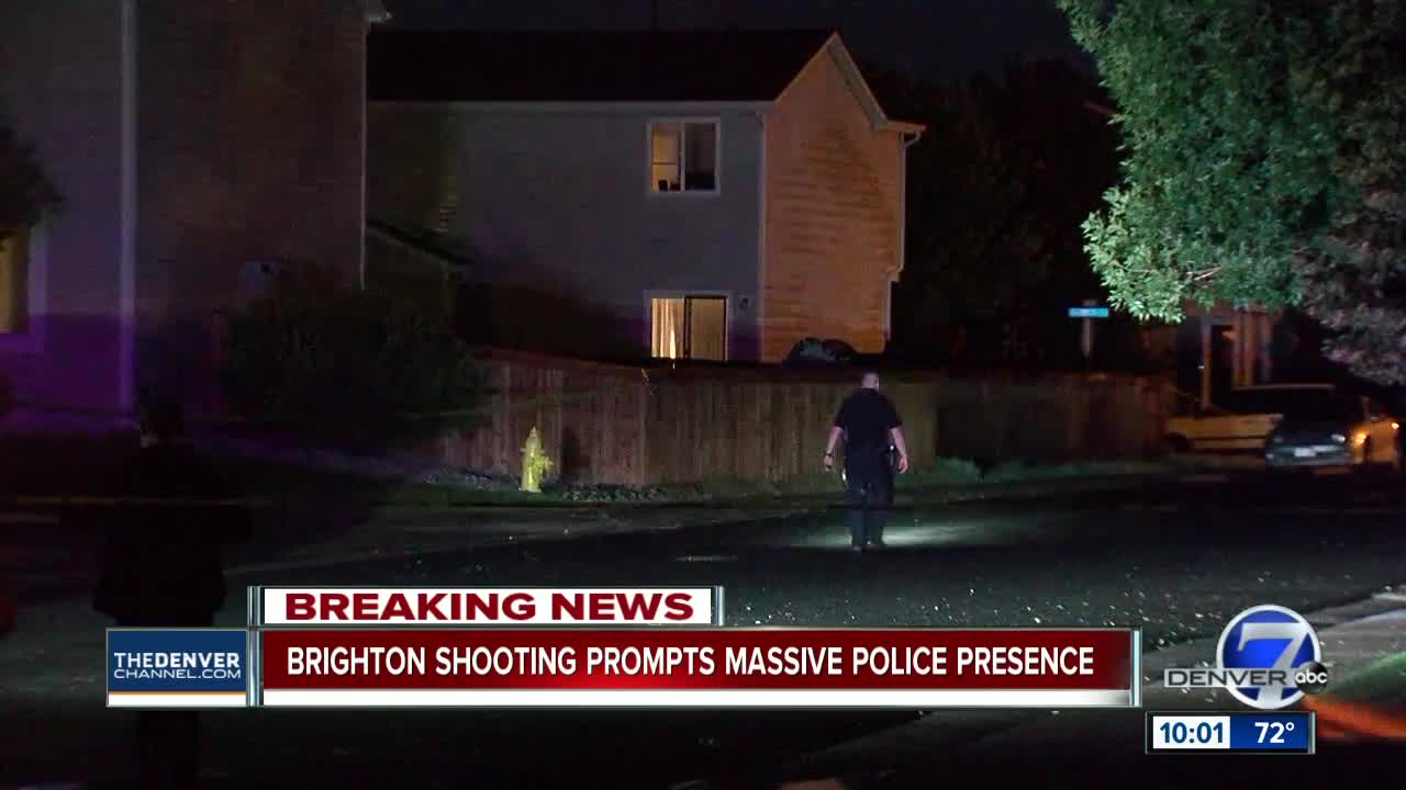 Police swarm Brighton neighborhood after shooting leaves 2 wounded