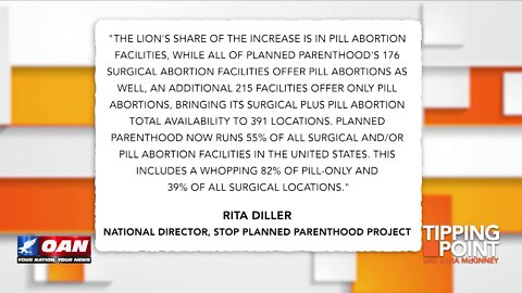 Tipping Point - Planned Parenthood Pushes Back Against Roe's Demise by Pushing Pills