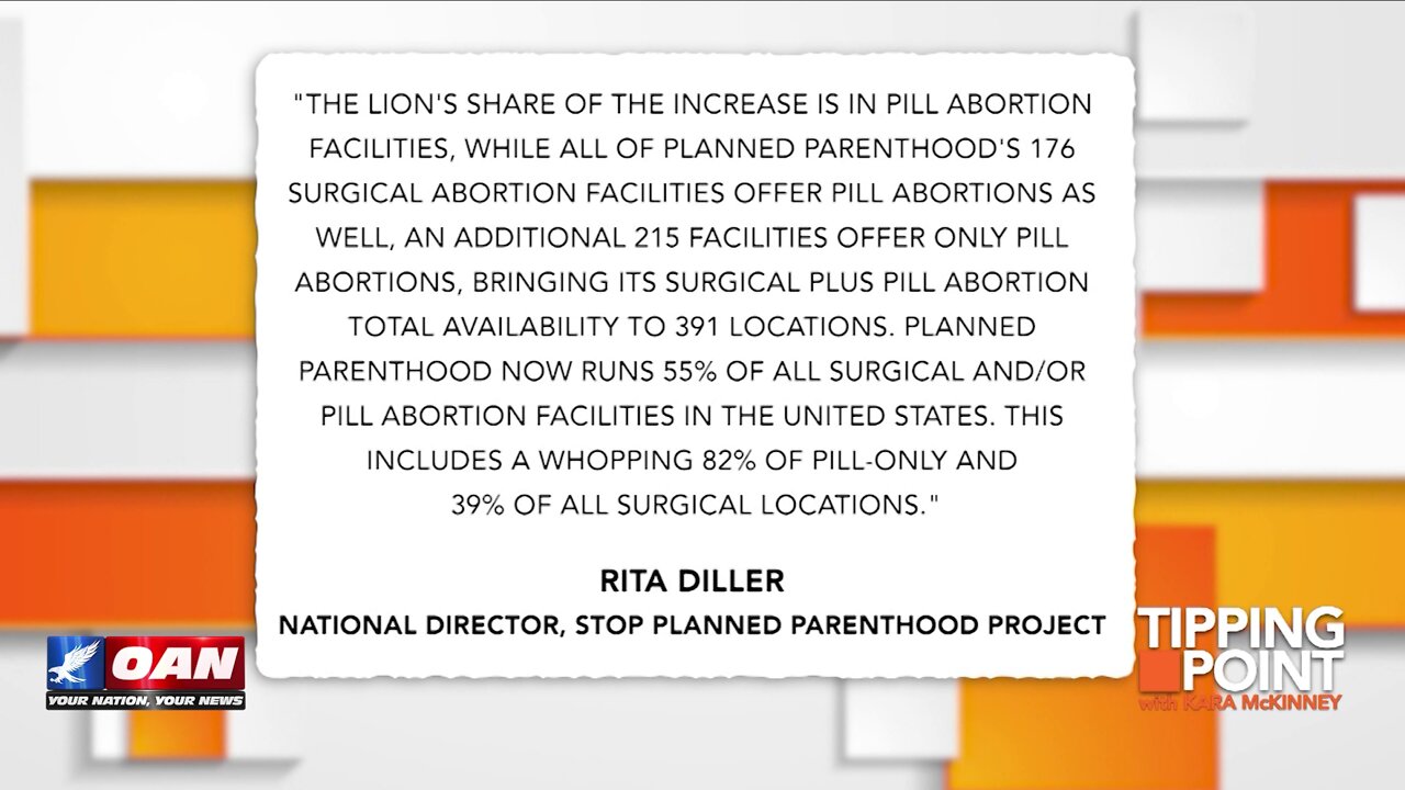 Tipping Point - Planned Parenthood Pushes Back Against Roe's Demise by Pushing Pills