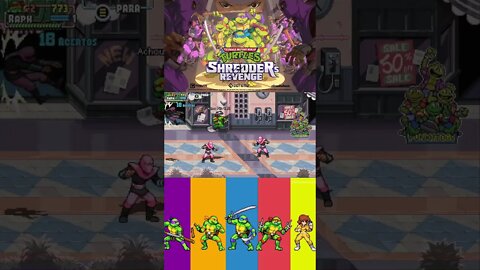 TARTARUGAS NINJAS SHORTS #34 - FASE 6