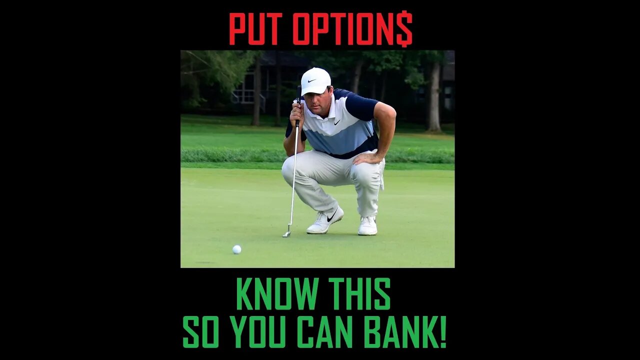 WRITING PUTS ; BEGINNERS NEED TO WATCH THIS ENTIRELY! YOU CANT BANK IF YOU DONT LEARN!