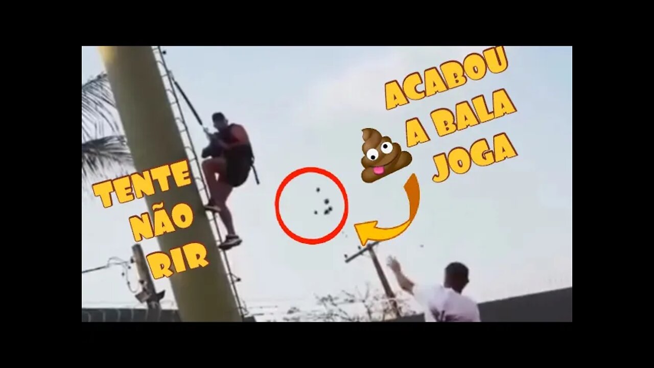 TENTE NÃO RIR - ACABOU A BALA VAI BOST@ MESMO 😂😂