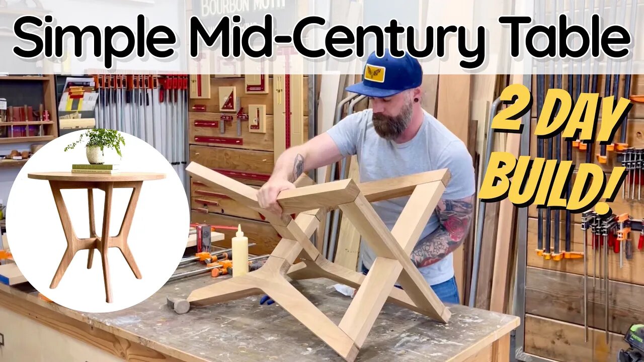 DIY Mid-Century Table || Insanely Fun Table Build