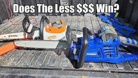 Less is More? Wild Badger 40-Volt Vs Stihl MSA 120 C 36-Volt