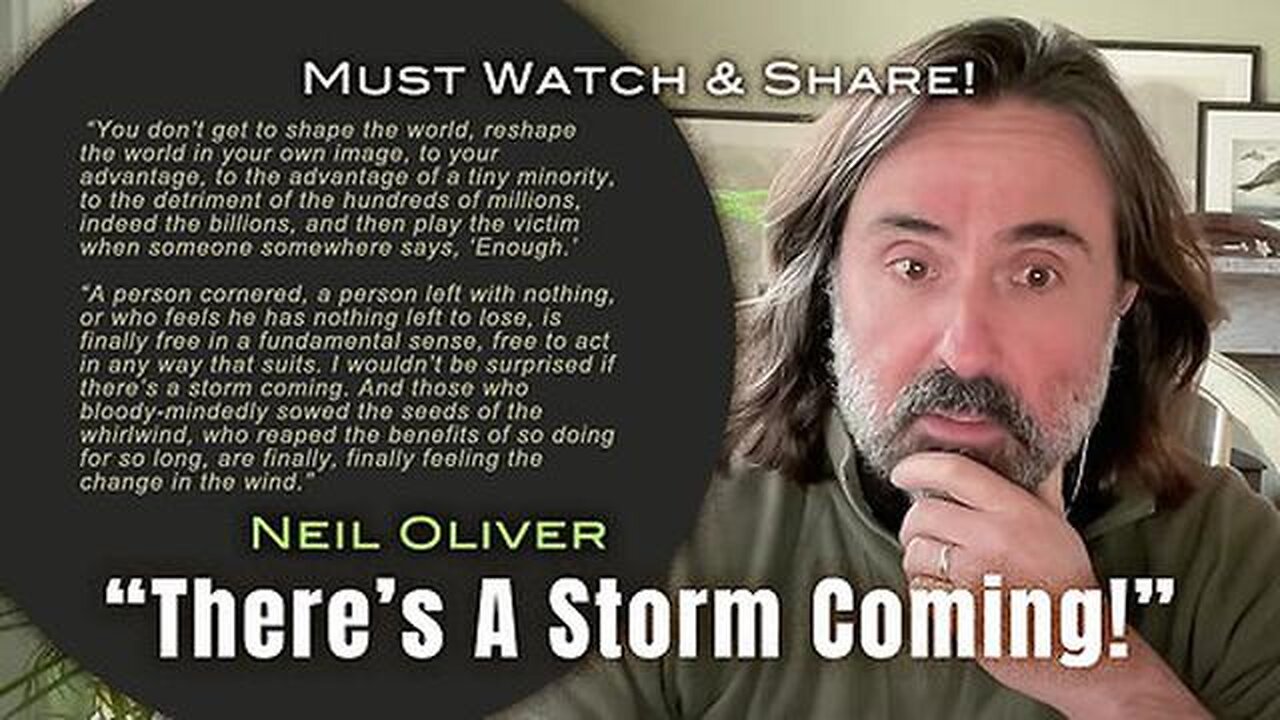 Neil Oliver: ‘There’s a storm coming….’