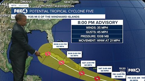 Tropics Update 6/30/21 10 PM