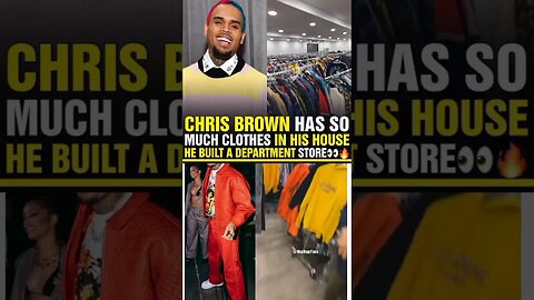@thecloutmultimedia ——Wana feel poor? 😂#chrisbrown just built a department store in his house 🤯🤯🤯