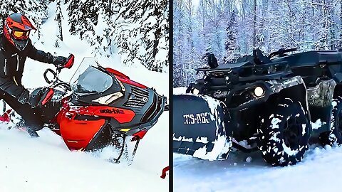 ATV VS Snowmobile for Bushcraft & Adventure: Real World Comparison