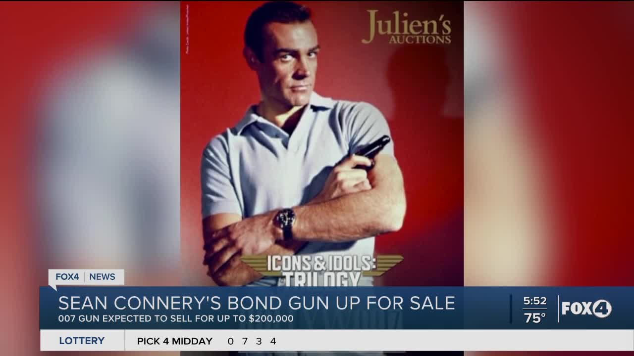 Sean Connery's bond gun up for sale