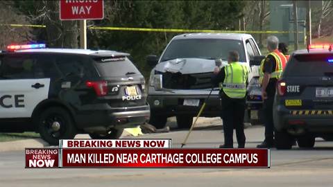 Kenosha Police: Pedestrian killed near Carthage College