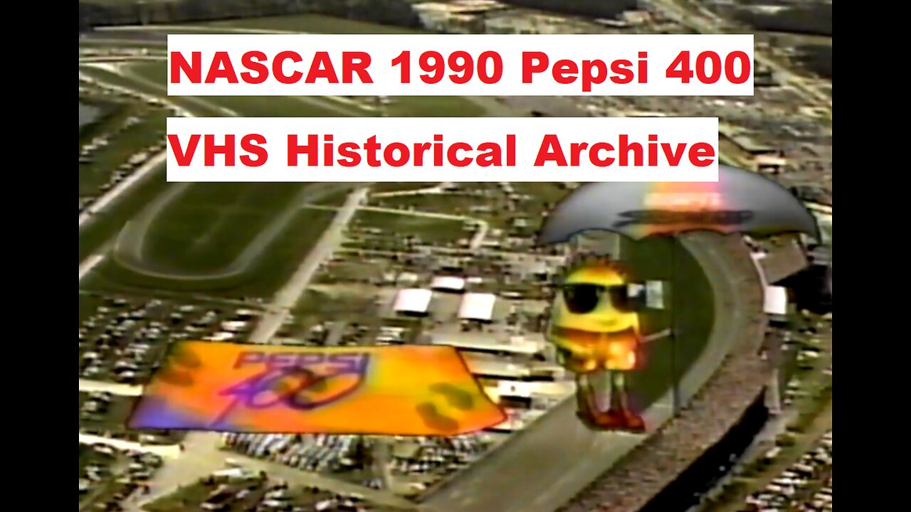 Nascar Pepsi 400 1990 VHS Historical Archival livestream