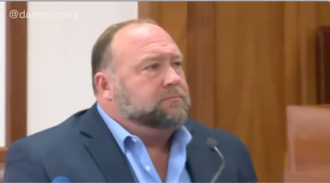 Alex Jones links Jeffrey Epstein with the Clintons live in Court.