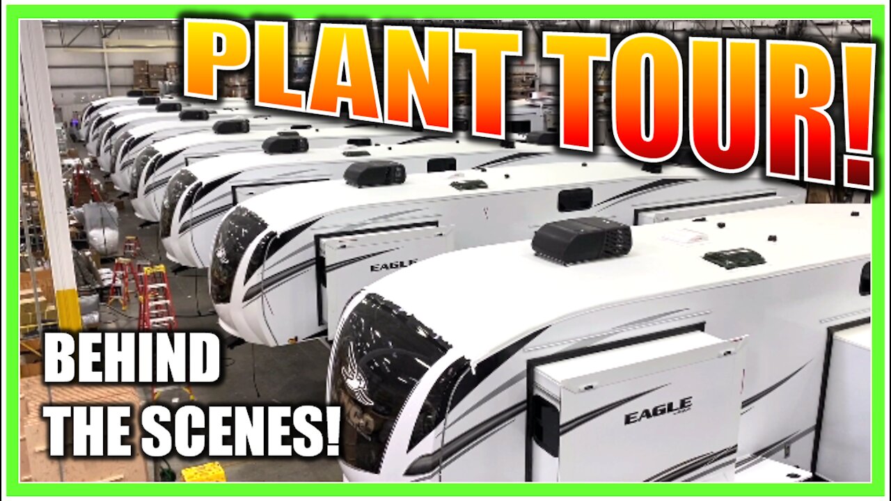 (Part 2 of 4) Jayco Factory Plant Tour for Eagle Travel Trailers and Fifth Wheels