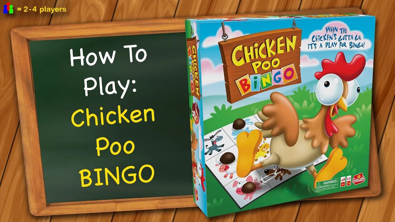 How to play Chicken Poo Bingo