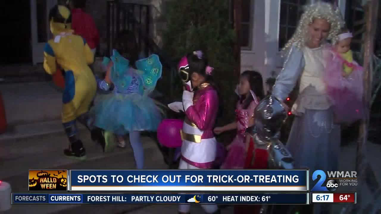 Local spots to check out for trick or treating