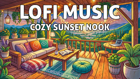 Cozy Sunset Nook 🌅 Chill Vibes 😌 Lofi Music to Relax/Study to