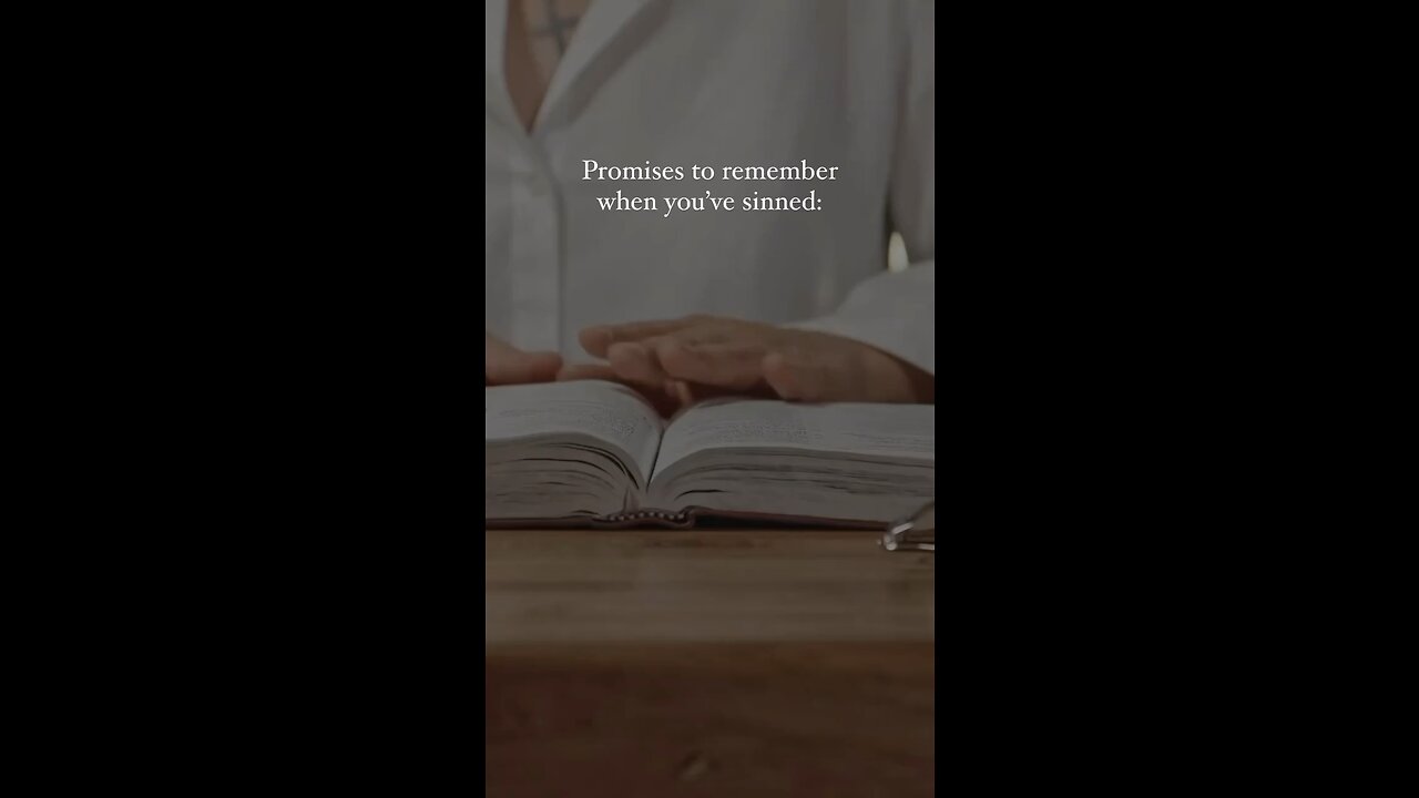 What to remember when you’ve sinned
