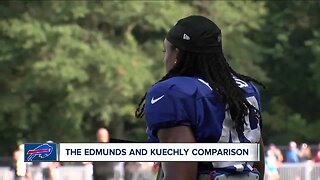 Edmunds picking things up from Carolina's Luke Kuechly