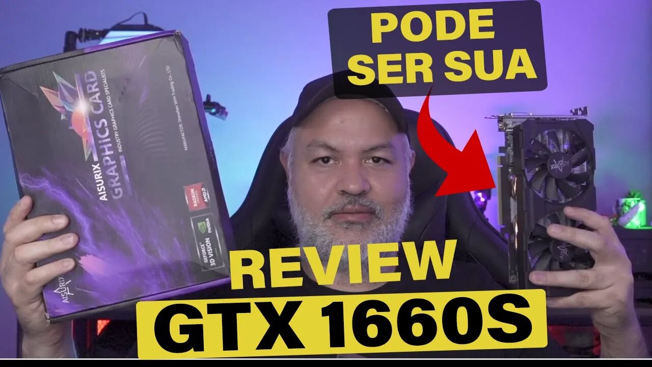 🔥 RODA TUDO! REVIEW NVIDIA GTX 1660 SUPER DA AISURIX 👉 VAI TER SORTEIO SEM PAGAR NADA 💸 POR ISSO!! 👊